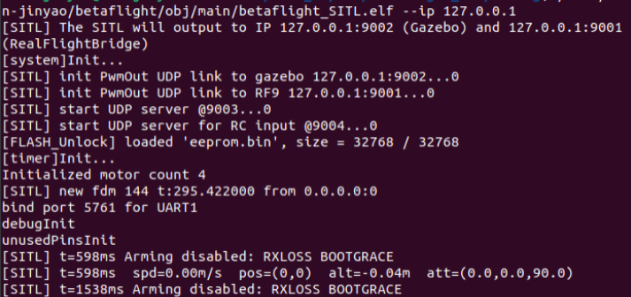 SITL port status