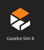 Gazebo Sim 8 icon in Ubuntu
